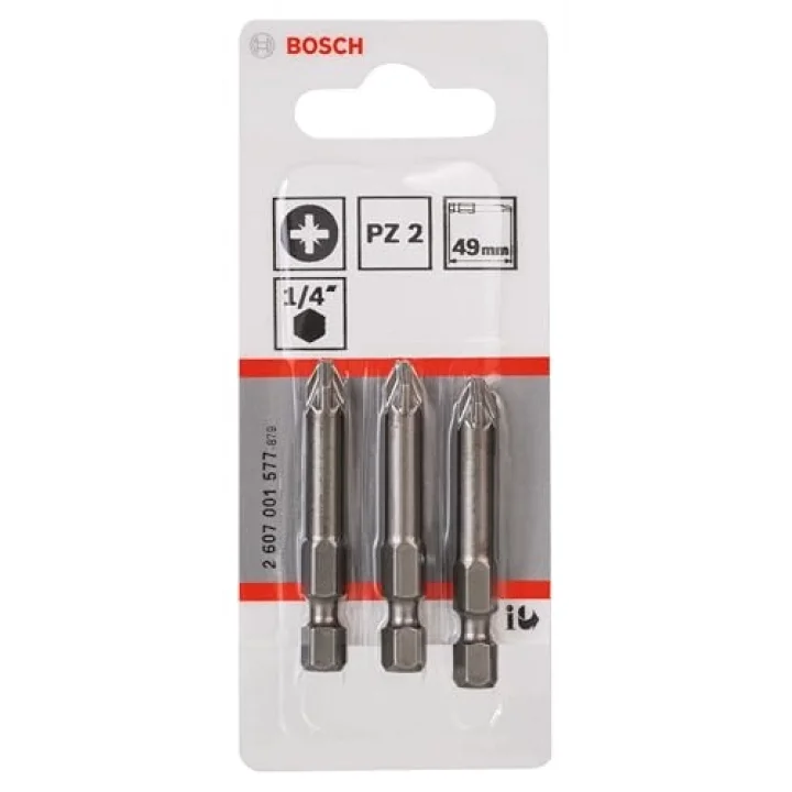 Professional Accessories Vidalama Ucu, Gri, 3 Adet