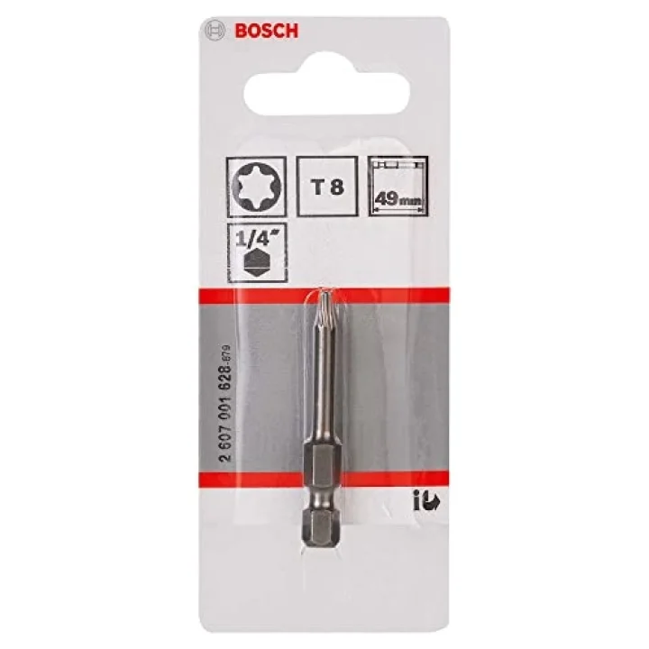 Professional Bit Ekstra Sert İç Torx Vidalar için (T8, Uzunluk: 49 mm, 1 Adet), 2607001628