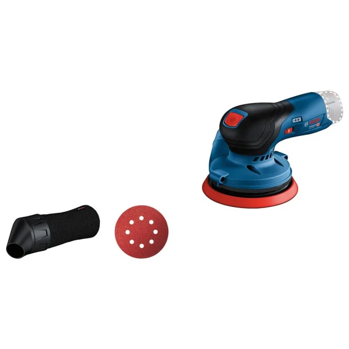 Professional GEX 12V-125 Akülü Eksantrik Zımpara (12 Volt, SOLO, Zımpara tabanı çapı: 125 mm, 6.000-10.000 dev/dak, Karton kutuda)