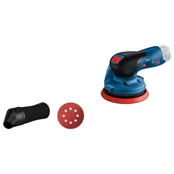 Professional GEX 12V-125 Akülü Eksantrik Zımpara (12 Volt, SOLO, Zımpara tabanı çapı: 125 mm, 6.000-10.000 dev/dak, Karton kutuda)