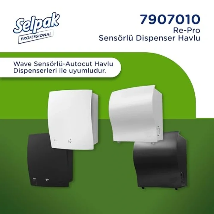 Professional Re-Pro Sensörlü Dispenser Havlu 6 Rulo 21cm x 135 m