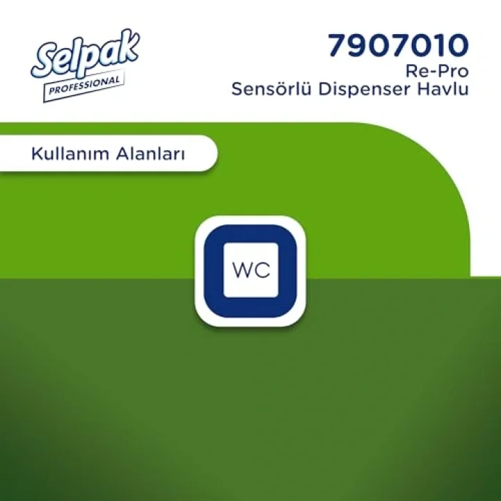 Professional Re-Pro Sensörlü Dispenser Havlu 6 Rulo 21cm x 135 m