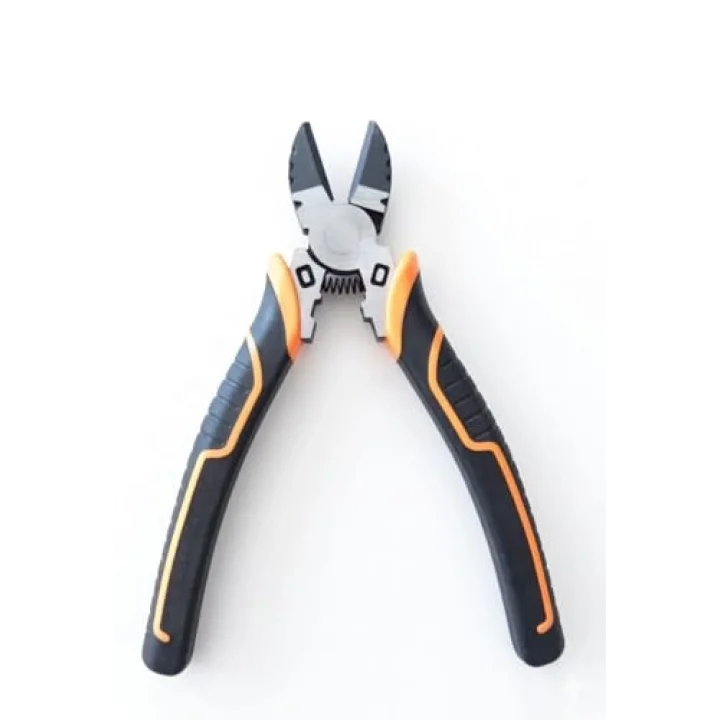 Profesyonel Yan Keski, 160 mm, Ergonomik Saplı, Turuncu Siyah