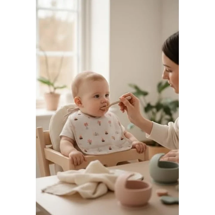 Proof 3lü Sıvı Su Geçirmez Bebek Mama Önlüğü mod-1