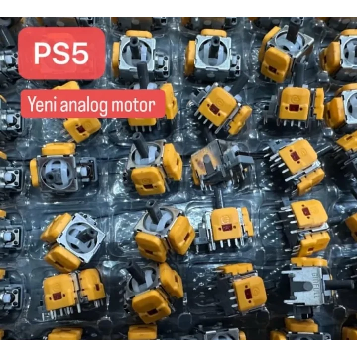 PS5 Orijinal Hall Effect Analog Motor Mekanizma Joystick Turuncu 1 Adet