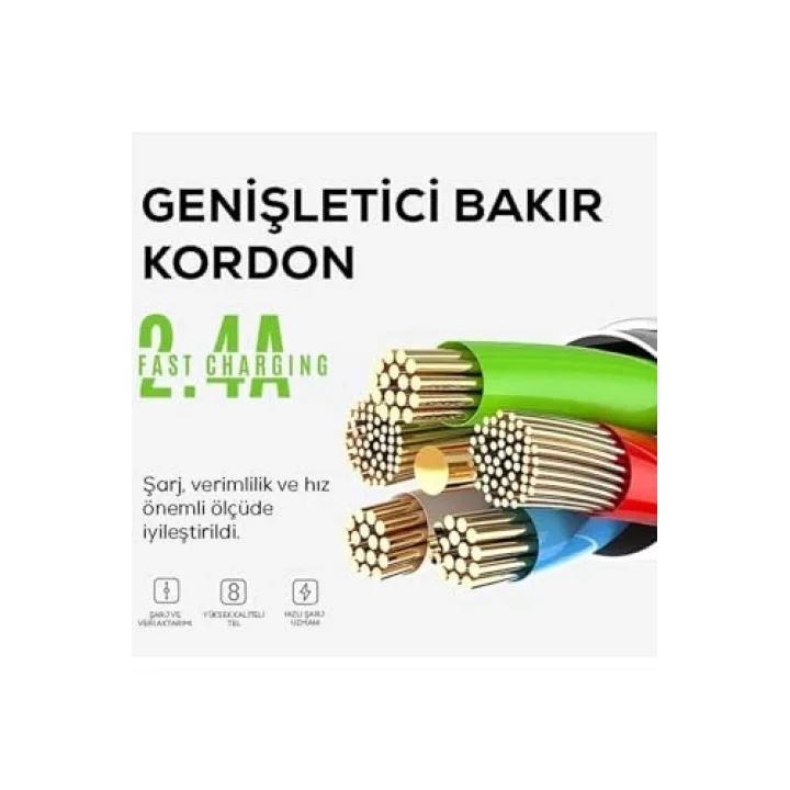 PSR aksesuar Beyaz Beyaz LS32 Type-C Usb Kablo- ile uyumlu