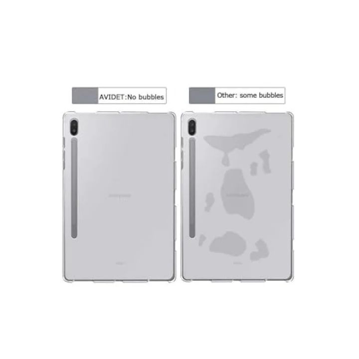 PSR aksesuar Renksiz Kılıf Tablet Süper Silikon Kapak-Renksiz Galaxy Tab S7 Plus T970 ile uyumlu