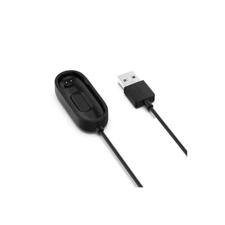 PSR aksesuar Siyah Siyah Xiaomi Mi Band 4 Usb Şarj Kablosu- ile uyumlu