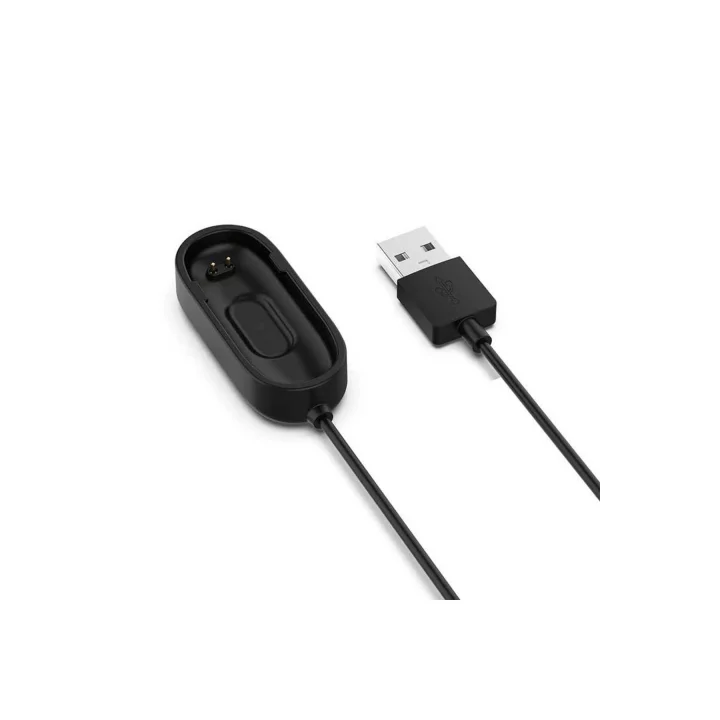 PSR aksesuar Siyah Siyah Xiaomi Mi Band 4 Usb Şarj Kablosu- ile uyumlu