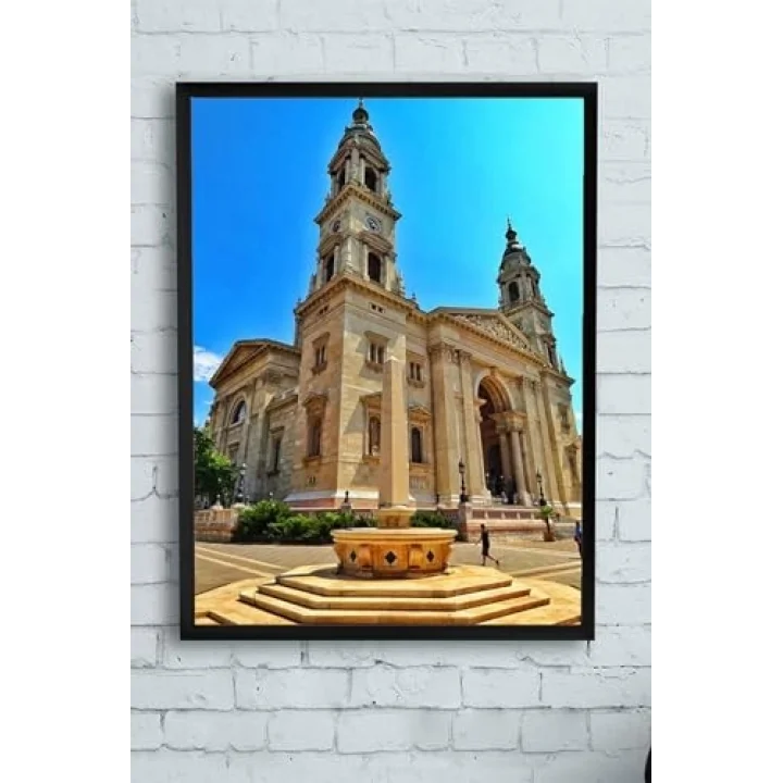 (pster10321) Budapeşte Manzara Çerçeveli Tablo (50x70cm)