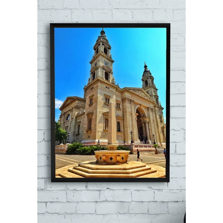 (pster10321) Budapeşte Manzara Çerçeveli Tablo (50x70cm)