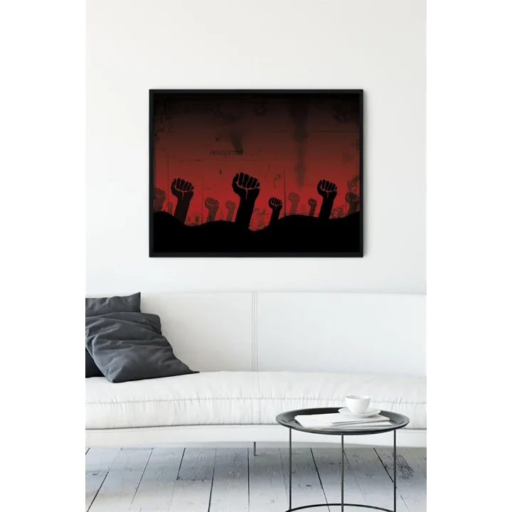 (pster10644) Devrim Çerçeveli Tablo 2 (40x50cm)