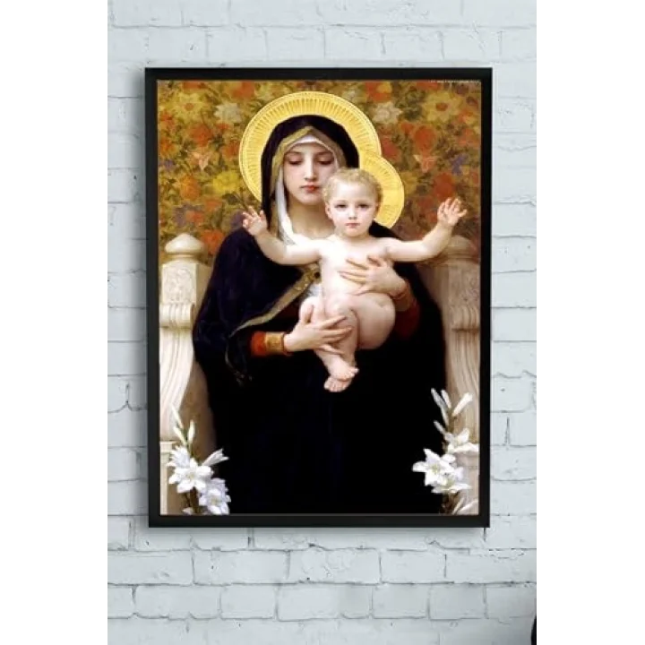 (pster10669) Dini Görsel Çerçeveli Tablo 3 (40x50cm)