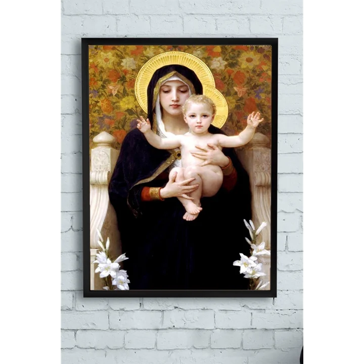 (pster10669) Dini Görsel Çerçeveli Tablo 3 (40x50cm)