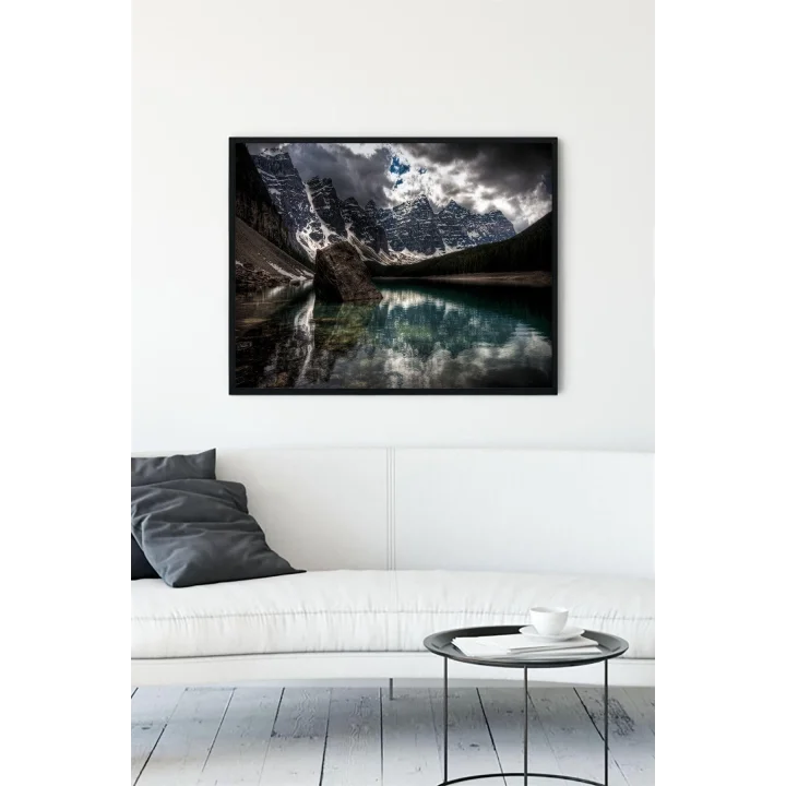 (pster10734) Göl Manzara Çerçeveli Tablo (50x70cm)