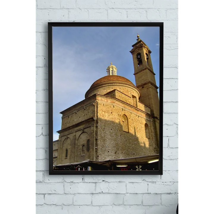 (pster12178) Medici Şapeli Çerçeveli Tablo (40x50cm)