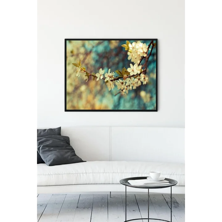 (pster12237) Ilkbahar Manzara Çerçeveli Tablo (30 X 40cm)