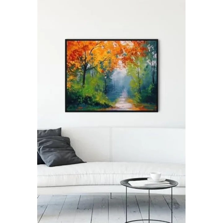 (pster12897) Orman Sanatsal Çerçeveli Tablo (21x30cm)
