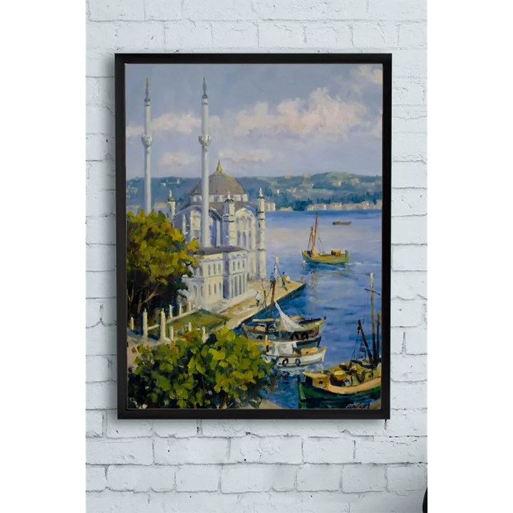 (pster12915) Ortaköy Camii Çerçeveli Tablo 3 (40x50cm)
