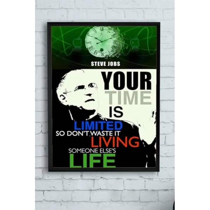 (pster13562) Your Time Girişimcilik Çerçeveli Tablo (50x70cm)