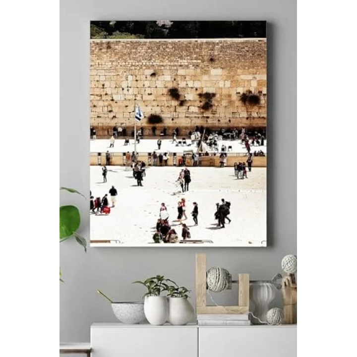 (pster14931) Ağlama Duvarı Kutsal Mekan Kanvas Tablo 50 x 70