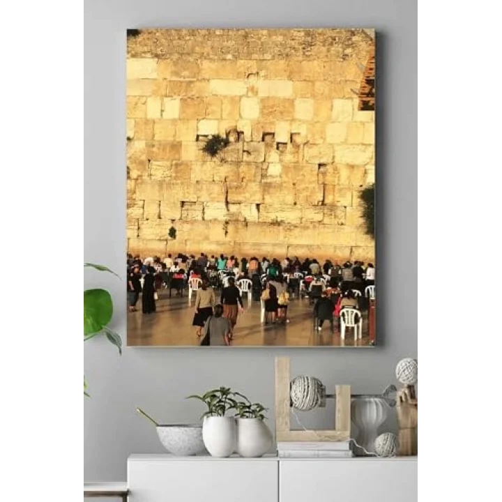 (pster14935) Ağlama Duvarı Kutsal Mekan Kanvas Tablo 2 21 x 30