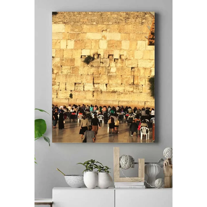 (pster14935) Ağlama Duvarı Kutsal Mekan Kanvas Tablo 2 21 x 30