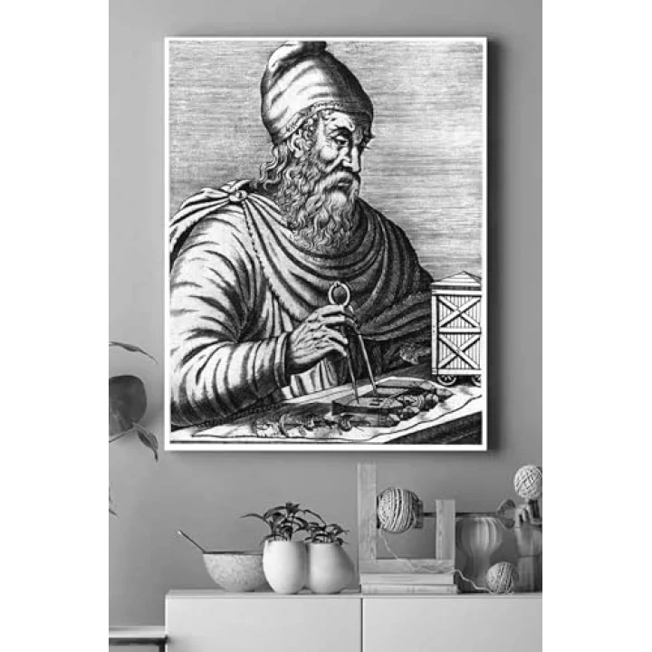 (pster14975) Arşimet Bilimsel Kanvas Tablo 2 40 x 60