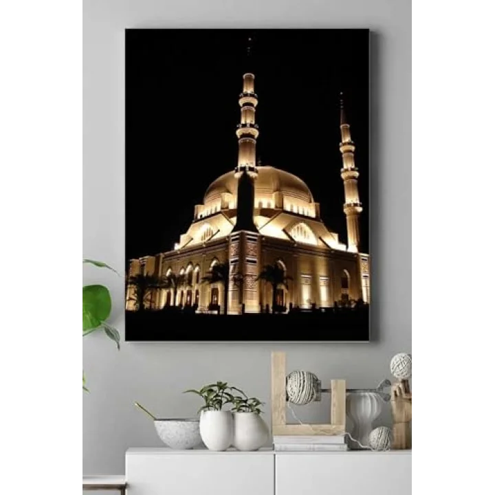 (pster15460) Camii Kutsal Mekan Kanvas Tablo 2 21 x 30