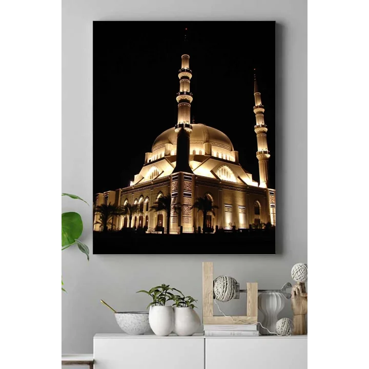 (pster15460) Camii Kutsal Mekan Kanvas Tablo 2 21 x 30