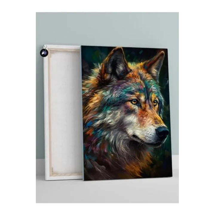 (pster1554) Asil Kurt Hayvan Kanvas Tablo 50 x 70