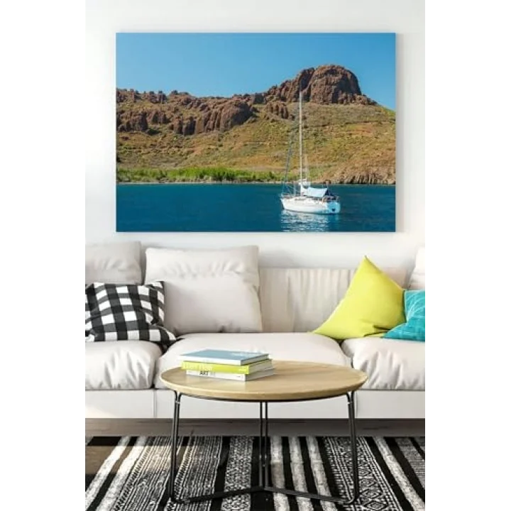 (pster15656) Datça Manzara Kanvas Tablo 30 x 40