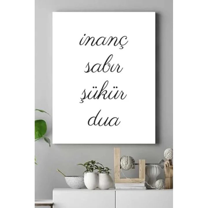 (pster15728) Inanç Dini Kanvas Tablo 21 x 30