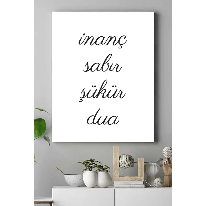 (pster15728) Inanç Dini Kanvas Tablo 21 x 30