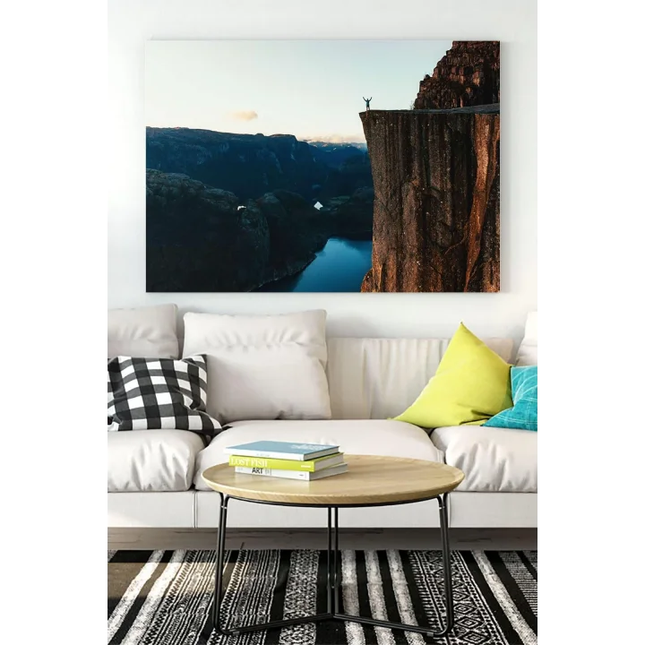 (pster15785) Muhteşem Dağ Manzara Kanvas Tablo 40 x 60