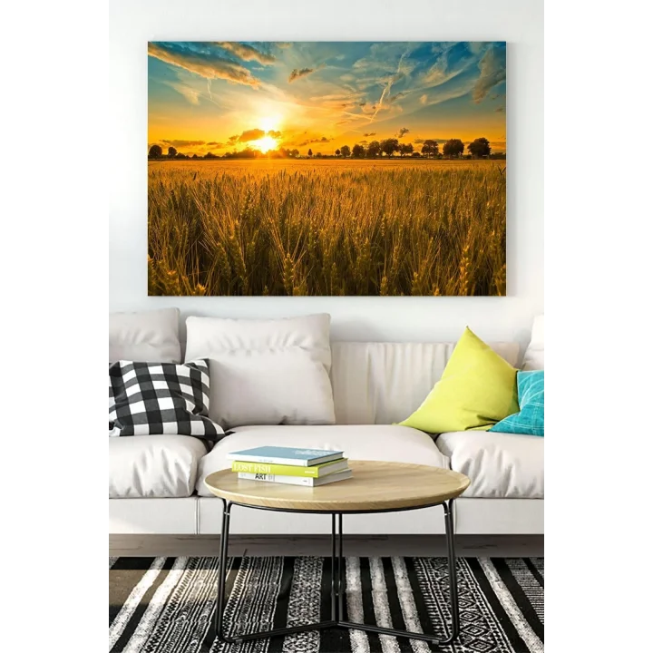 (pster16125) Günbatımı Manzara Kanvas Tablo 40 x 60