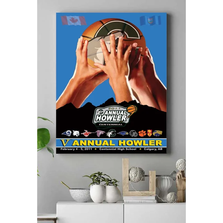 (pster16243) Howler Basketbol Kanvas Tablo 40 x 60