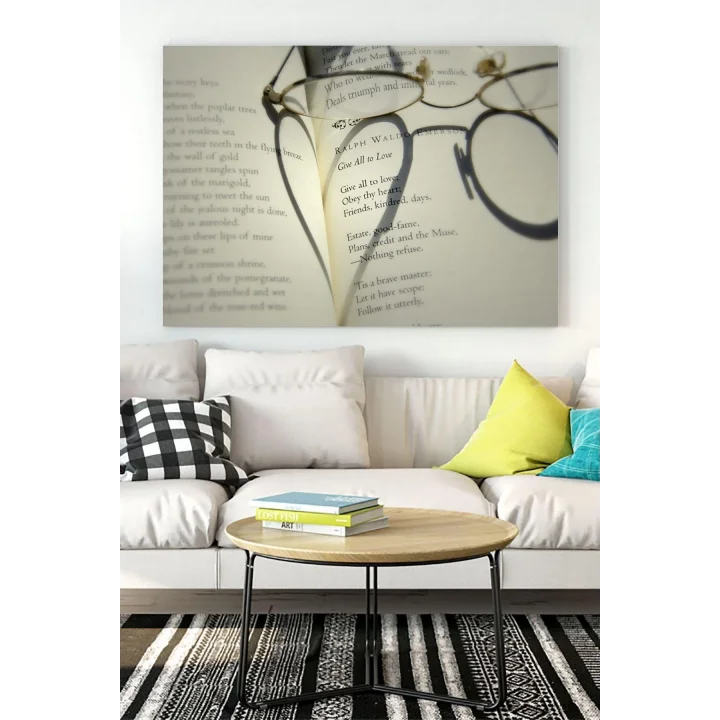 (pster16646) Sanatsal Kitap Kanvas Tablo 3 21 x 30