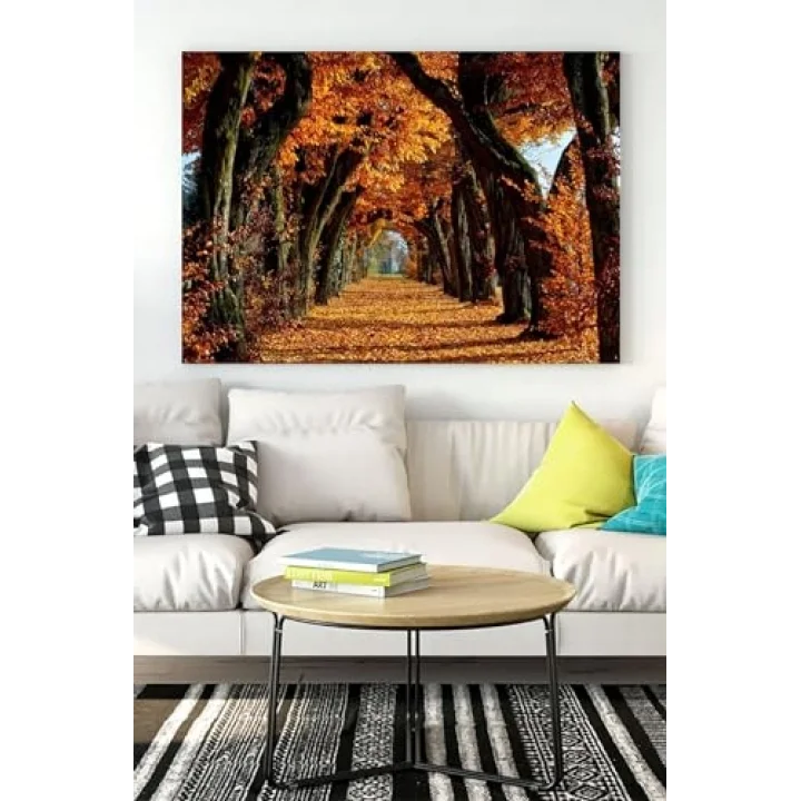 (pster17028) Sonbahar Manzara Kanvas Tablo 30 x 40