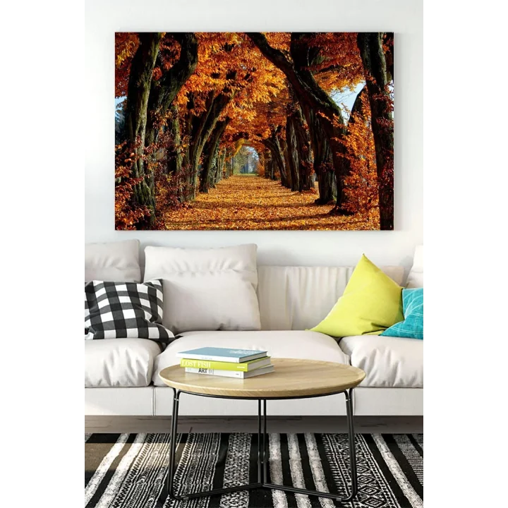 (pster17028) Sonbahar Manzara Kanvas Tablo 30 x 40
