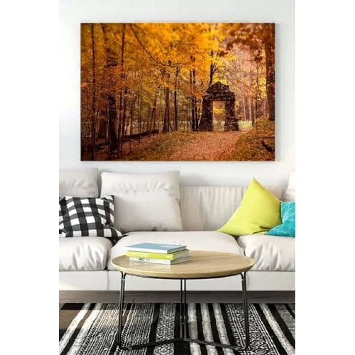 (pster17032) Sonbahar Manzara Kanvas Tablo 2 21 x 30