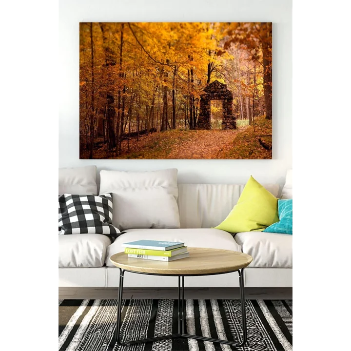 (pster17032) Sonbahar Manzara Kanvas Tablo 2 21 x 30