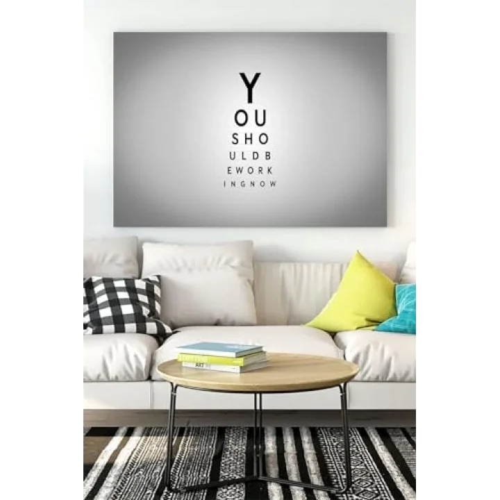 (pster17200) Çalışmalısın Girişimcilik Kanvas Tablo 21 x 30
