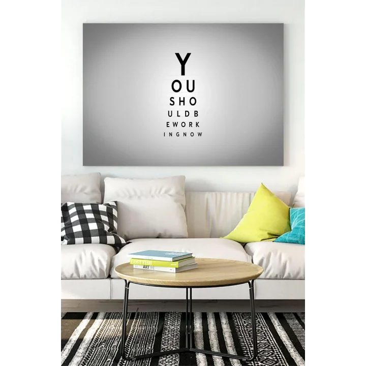 (pster17200) Çalışmalısın Girişimcilik Kanvas Tablo 21 x 30