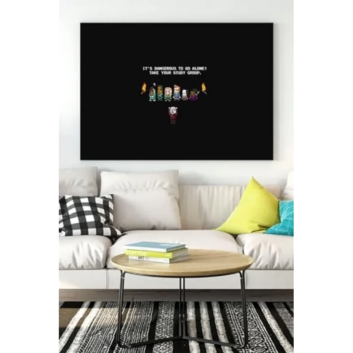 (pster17301) Grup Çalışması Team Work Girişimcilik Kanvas Tablo 40 x 60