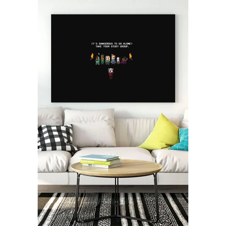 (pster17301) Grup Çalışması Team Work Girişimcilik Kanvas Tablo 40 x 60