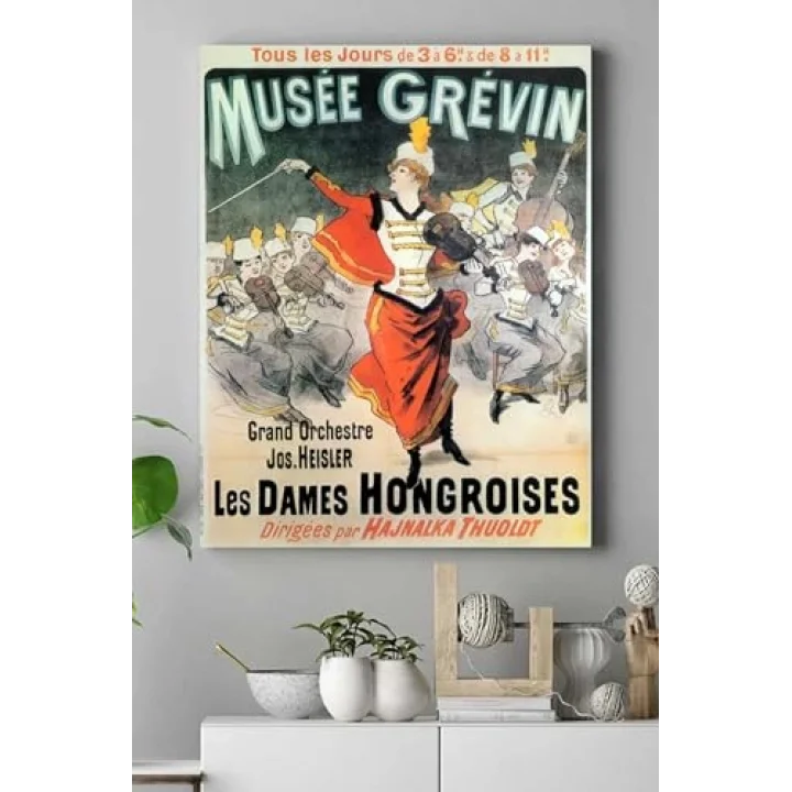 (pster17475) Musee Grevin Vintage Kanvas Tablo 30 x 40