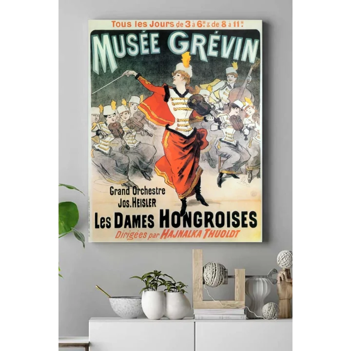 (pster17475) Musee Grevin Vintage Kanvas Tablo 30 x 40