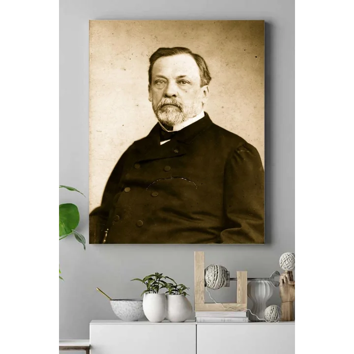 (pster17617) Louis Pasteur Bilimsel Kanvas Tablo 2 40 x 60