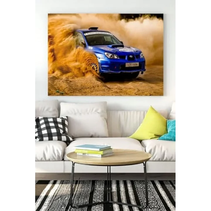 (pster17697) Rally Araba Kanvas Tablo 21 x 30